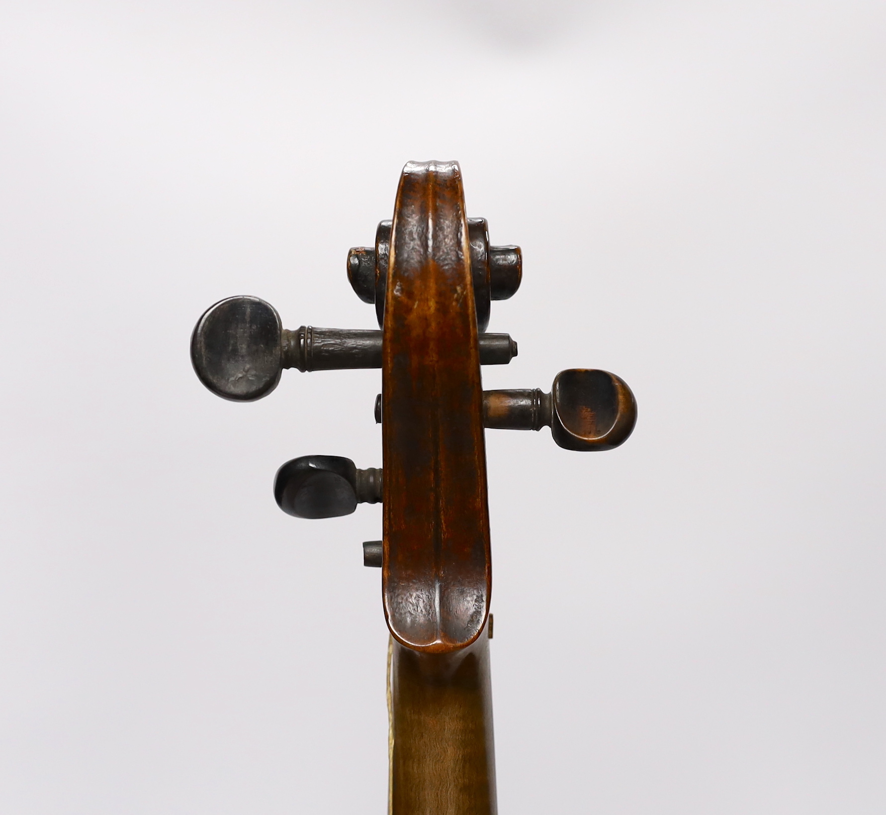 A 19th century German Stradivarius style violin, labelled ATS